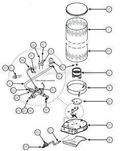 Page A Diagram and Parts List for MH200CV  Mr Heater Construction Heater